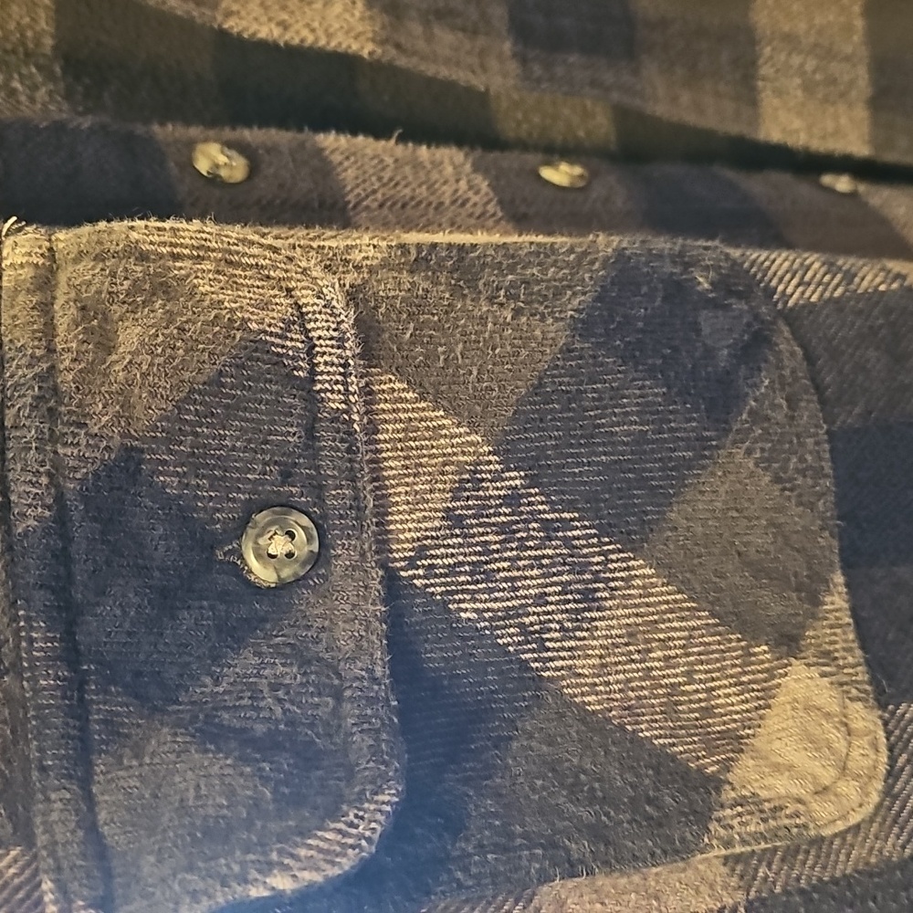 Upcycled Flannel Vest XL - Picture 4 of 6